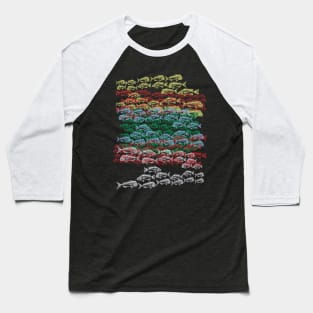 fish school Baseball T-Shirt